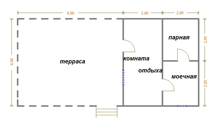 Проекты бань 10 4